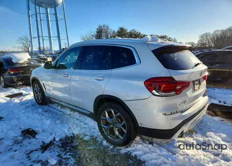 2020 BMW X3 xDrive30I из США, поврежденный, VIN 5UXTY5C08LLT36267